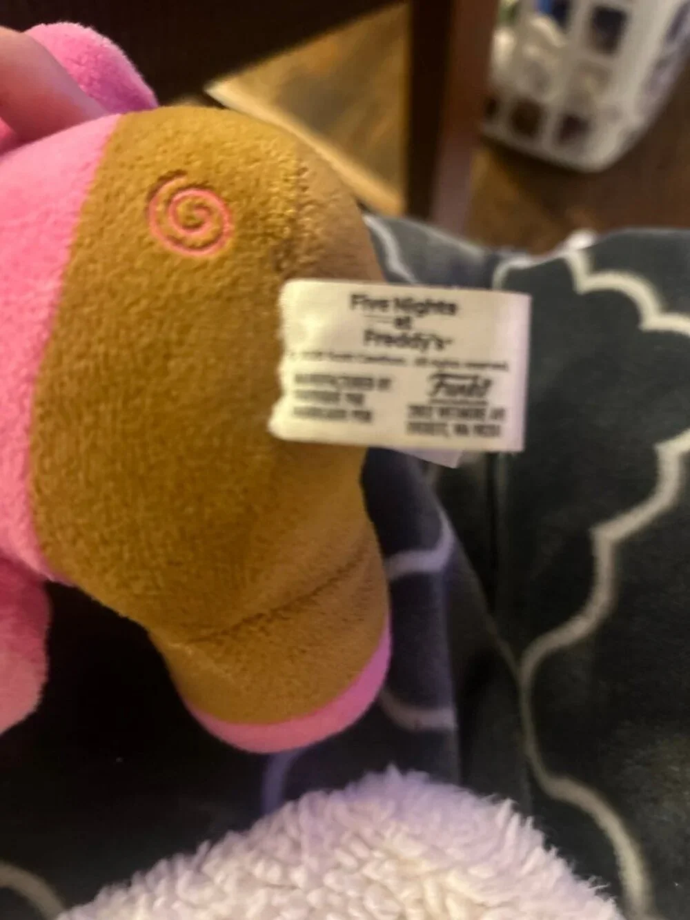 FNAF Five nights at Freddy's Pigpatch 7 inch plush funko rare pizzeria horror